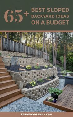 Elevate your yard’s elegance with these 80+ luxurious sloped backyard ideas. From stone pathways to cozy fire pits, these designs will add sophistication to any hillside. Sloped Backyard Landscaping Ideas, Sloped Backyard Ideas, Hillside Landscaping Ideas, Stone Pathways, Sloped Backyard Landscaping, Chair Planter, Landscaping Ideas On A Budget, Stone Landscaping, Sloped Backyard