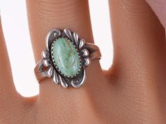 Vintage Bell Trading Post Native American sterling and turquoise ring 4.7 grams,
quite an attractive ring with no issues.


Established in the 1930s in Albuquerque, New Mexico, Bell Trading Post was
primarily known for its manufactured southwestern style jewelry that was
assembled and decorated by Native Americans. These souvenir jewelry pieces were
sold to tourists at their store on Rt. 66 and other tourist shops across the
Southwest. The company's name changed to Sunbell Corporation in 1969, and it
ceased operations in the late 1980s.

All precious metals are tested and guaranteed, any Native American jewelry
referred to as Silver or Sterling is guaranteed to be a minimum of 90% (coin)
silver and possibly higher content. Anything marked is guaranteed to be what
it's marked, most bracelet Vintage Hallmarked Turquoise Ring, Vintage Green Turquoise Ring Stamped 925, Vintage Sterling Silver Turquoise Ring Stamped 925, Classic Turquoise Ring Stamped 925, Classic Turquoise Rings Collectible, Vintage Oval Turquoise Ring Hallmarked, Classic Turquoise Ring For Collectors, Vintage Sterling Silver Hallmarked Turquoise Ring, Classic Turquoise Ring Stamped 925 For Anniversary