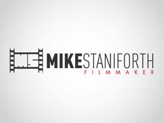 the logo for mike staniforth film maker, which is designed to look like a