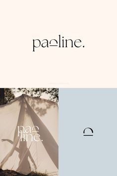 an image of a tent with the word paaline written in white on it