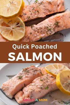 Healthy, tender, and full of flavor—this poached salmon recipe is a must-try! #EasyCooking #Healthyrecipe #SalmonRecipe Poached Salmon Recipes, Poach Fish, Roasted Asparagus And Potatoes, Poached Fish, Leftover Salmon, Poached Salmon, Lemon Salmon, Scrumptious Food, Salmon Filet