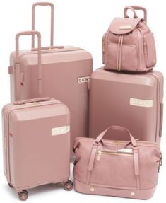 in stock Luggage Sets Cute, Penyimpanan Makeup, Trendy Travel Bags, Pink Luggage, Cute Suitcases, Luxury Luggage, Cute Luggage, Travel Bag Set, Stylish Luggage