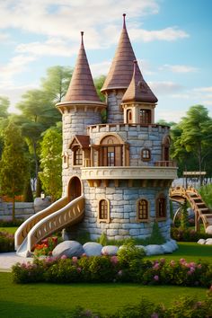 Craft a castle where dreams come alive under the sun! Our DIY ideas guide you in building a fairytale fortress in your own backyard. From towers to turrets, inspire endless outdoor adventures for your young royalty. Extreme Playhouses, Grounded Game, Environmental Background, Playgrounds For Kids, 1 Acre Homestead, Tower Castle