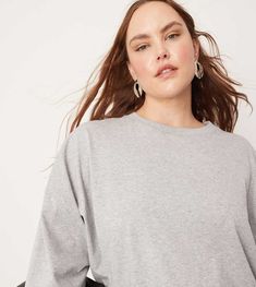 Tops by ASOS EDITION Curate your capsule wardrobe Plain design Crew neck Long sleeves Oversized fit Basic Oversized Long Sleeve T-shirt, Oversized Long Sleeve Basic T-shirt, Oversized Heather Grey Top For Loungewear, Basic Oversized Long Sleeve Tops, Oversized Long Sleeve Basic Tops, Gray Long Sleeve Relaxed Fit Top, Gray Relaxed Fit Long Sleeve Top, Oversized Heather Grey Long Sleeve Sweatshirt, Oversized Heather Grey Sweatshirt