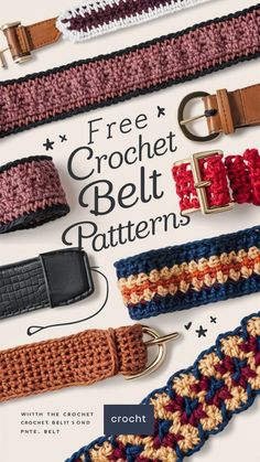 crochet belt patterns for beginners