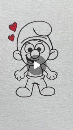 an image of a cartoon character with hearts