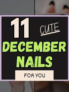 Cute December Nails, December Nails Ideas, Best Christmas Nails, Simple Christmas Nails, Cute Christmas Nails, Christmas Nails Easy