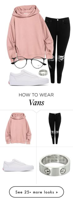 #No name by eemaj on Polyvore featuring Vans, Boohoo, Ray-Ban and Cartier Back To School Outfits Summer, Cute Back To School Outfits, School Outfits Summer, How To Wear Vans, Spring Ootd, Mode Tips, Vans Outfit, Stil Boho, Winter Mode