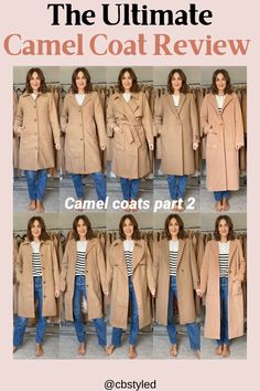 The best ever camel coats review and try on haul for all your Casual Trench Coat Outfits! These cold winter outfits are perfect for trendy fashion winter 2023. Fall Coat 2023, Tan Coat Outfit Winter Classy, Trench Coat Travel Outfit, Beige Trench Coat Outfit Winter Classy, Winter Coat 2023, Beige Trench Coat Outfit Winter, Suede Trench Coat Outfits, Trendy Winter Outfits 2023, Long Camel Coat Outfits