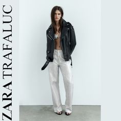 Nwot Zara Trafaluc Oversized Moto Faux Leather Jacket. Size Small. Black. Silver Hardware. Lapel Collar. Envelop Zipper. Long Sleeves With Zip Cuffs.Front Metal Zip Pockets. Epaulettes. Self Belt With Buckle. Front Metal Zip Closure.100% Polyester Approximate Measurements Pit To Pit 19” Length 24.5” Oversized Chic Biker Jacket For Fall, Oversized Chic Leather Jacket, Chic Oversized Leather Jacket, Spring Streetwear Zara Leather Jacket, Zara Biker Jacket For Spring Streetwear, Spring Zara Biker Jacket For Streetwear, Chic Zara Biker Jacket For Streetwear, Trendy Zara Biker Jacket For Spring, Oversized Biker Jacket For Spring