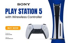 an advertisement for the sony playstation 5 console