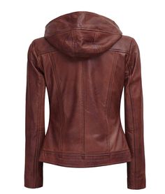 Vintage Brown Hooded Jacket For Women
Add a professional touch to your look by wearing this brown motorcycle jacket with hood. It has wide lapels and a non-removable big hood, with asymmetrical zipper closure, two slanted zipper pocket for storage, high-quality internal skin-friendly polyester lining, An exceptional jacket for modern women to stand out from the crowd without doing any hard effort. Fitted Leather Hooded Jacket With Long Sleeves, Fitted Leather Jacket With Detachable Hood For Fall, Brown Outerwear With Adjustable Hood For Fall, Fitted Leather Hooded Jacket For Fall, Winter Fitted Biker Jacket With Double-lined Hood, Fitted Leather Hooded Jacket With Double-lined Hood, Fitted Brown Leather Jacket With Asymmetrical Zip, Fitted Biker Jacket With Double-lined Hood For Fall, Fitted Biker Jacket With Detachable Hood For Winter