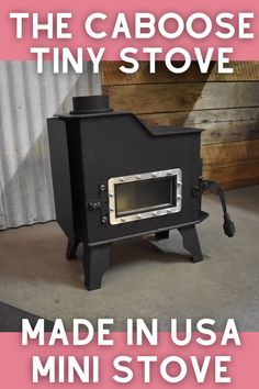 flame innovation wood stove Rv Wood Stove, Tiny House Wood Stove, Wood Stove Installation, Small Wood Burning Stove, Mini Wood Stove, Tiny Wood Stove, Small Wood Stove, Mini Stove, Refractory Brick