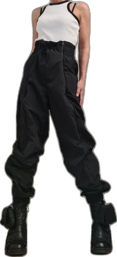 Fitted Black Cargo Pants With Zip Fly, Streetwear Pants With Zipper Closure, Techwear Style Cargo Trousers With Zip Fly, Techwear Trousers With Zip Fly, Full Length Pants With Zipper For Streetwear, Techwear Cargo Pants With Zip Fly, Straight Pants For Streetwear, Straight Streetwear Pants With Zip Fly, Edgy Long Pants With Cargo Pockets