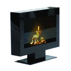 Anywhere Fireplace Tribeca II Indoor/Outdoor Floor Standing - Black - The Outdoor Fireplace Store Standing Fireplace, Wall Mount Fireplace, Ventless Fireplace, Mounted Fireplace, Bioethanol Fireplace, Ethanol Fireplace, Freestanding Fireplace, Wall Mount Electric Fireplace, Contemporary Fireplace