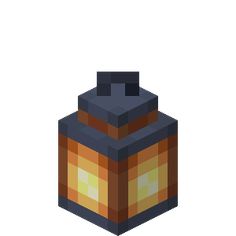 an image of a lit candle that is in the shape of a cube or lantern