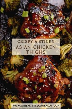 Sheet Pan Asian, Family Dinner Chicken, Dinner Chicken Thighs, Sticky Chicken Thighs, Chicken Thighs In Oven, Sticky Sauce