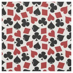 an image of playing card suits pattern in red and black on white background for wallpaper