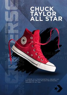 an advertisement for chuck taylor's all star shoes