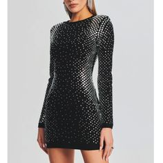 Reposhing This Item I Purchased From @Welcomeaddition. Loved It, But Ready To Rotate For Something New. Questions? Leave A Comment Below! Black Winter Dress With Contrast Sequin, Metallic Embellished Fitted Sequin Dress, Embellished Metallic Mini Dress, Metallic Embellished Mini Dress For Party Season, Silver Embellished Long Sleeve Mini Dress, Silver Long Sleeve Embellished Mini Dress, Embellished Sequin Dress For Winter, Winter Evening Mini Dress With Contrast Sequin, Sequin Dress For Winter Evening