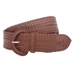 This belt features braided woven style, Self covered D ring buckle, 100% hand made. Flexible sizes. Material: 100% Faux Leather - PVC, Animal free material. Width of Belt: 2" or 50 mm. Casual wearing or wear with jeans Size chart: S/M: end to end 37", M/L: end to end 41", L/XL: end to end 45" Size: l/xl (36"-38" waist).  Color: Brown.  Gender: male.  Age Group: adult.  Pattern: metallic. Braided Leather Belt, Style Steal, Chunky Knit Blanket, Branded Belts, Braided Belt, Large Scarf, Dress Gloves, High Waist Fashion, Knit Mittens