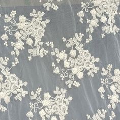 Flower Lace Fabric,Wedding Tulle Mesh Fabric,Embroidered Fabric,Wedding Lace Fabric,Bridal Dress Fabric,Designer Fabric,Fabric By Yard 🌷 Beautiful and soft tulle lace fabric, which is perfect for wedding dresses,doll clothes,evening dresses,couture,costume,party apparel,home decoration and other projects you like 🌻 Available Cuts: 1 meter etc  (If you order multiple quantity, it will be in one piece). 🌸 Dimensions: The whole fabric size about 140-150cm wide. 🌹   Care instructions: Can be was Couture Evening Dress, Party Kleidung, Wedding Fabric, Tulle Wedding, Tulle Lace, Lace Weddings, Mesh Fabric, Lace Fabric, Costume Party