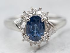 Halo Jewelry, Sapphire Diamond Engagement Ring, White Gold Sapphire Ring, Light Blue Sapphire, Diamond Sapphire Engagement Ring, Sapphire Diamond Engagement, Sapphire Solitaire Ring, Gold Sapphire Ring, Engagement Ring Diamond