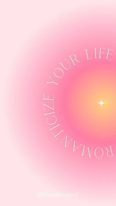 a pink background with the words, your life is an invob