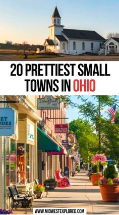 small towns in ohio with the words 20 prettiest small towns in oho