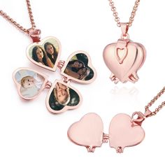 PRICES MAY VARY. 💖Customized Heart Locket — Our locket necklace offers the personal touch of customizing with 4 cherished photos, or artfully blending 2 photos with heartfelt messages. Each image encapsulates a tale of love, narrating stories of your beloved family. 💖Design Concept — The photo compartment of the locket necklace can be flexibly folded and unfolded. Closed, it becomes a dainty heart pendant, elegantly wearable, keeping loved ones' warmth close to your heart. Unfolded, it looks l Vintage Locket Necklace, Locket Necklace Vintage, Gold Locket Necklace, Vintage Locket, Family Design, Heartfelt Messages, Heart Locket Necklace, Locket Pendant Necklace