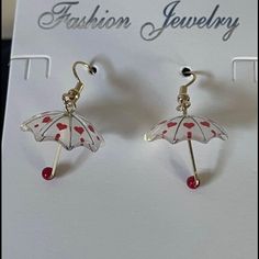 Brand New And Never Used. Umbrella Earrings, Alice In Wonderland, Umbrella, Jewelry Earrings, Womens Sizes, Women Jewelry, Brand New, Women Shopping, Quick Saves