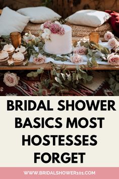 the bridal shower basics most hostesses forget