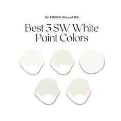 the best 5 white paint colors