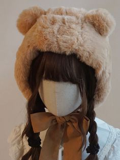 This price is for a hat, others are not included. Cute Winter Hat With Short Brim, Cute Adjustable Winter Bucket Hat, Winter Hats With Ears, One Size Fits Most, Winter Bonnet With Ears, Cute Beige Cap, Cute Brown Brimmed Hat, Vintage Winter Hats One Size, Adjustable Brown Beanie Mini Hat, Cute Adjustable Brown Hats