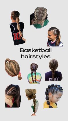 Braided Sporty Hairstyles, Tennis Hairstyles, Pretty Ponytails, Hairstyles Pigtails, Hairstyles Bubble, Curly Hair Braids