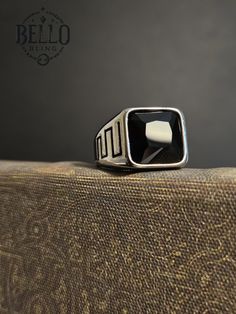 Explore our Rings Collection: https://etsy.me/4fex2HG  Stainless Steel Rings: Showcase your modern style with our Stainless Steel Men's Black CZ Stone Ring. This contemporary design features a striking black CZ stone, making it a standout piece in any jewelry collection. Ideal for both casual and formal attire, this ring is perfect for any occasion. Material: Stainless Steel Stone: Black Cubic Zirconia (CZ) Design: Modern and sleek style Features: Hypoallergenic, suitable for sensitive skin Perf Elegant Black Stainless Steel Rings, Black Polished Finish Promise Ring, Modern Black Jewelry For Wedding, Modern Black Enamel Ring Jewelry, Modern Black Enamel Ring, Elegant Black Stainless Steel Signet Ring, Modern Black Rings For Formal Occasions, Modern Black Enamel Rings For Gifts, Wedding Black Polished Finish Signet Ring