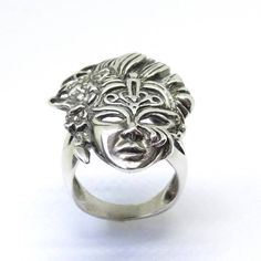 925 Sterling Silver Venice Mask Ring, Handmade Silver Ring, Masquerade Ring in Sterling Silver, Unique Silver Ring, Ring Silver, Silver Ring Wonderful and very stylish Masquerade Ring and you will love it. This unique Mask Ring is handmade, hand carved and finished by me in Armenia. It is made of 925 Sterling Silver. I add darkening patina to give the ring more expression and sensitiveness. Weight: 10 gr Material: 925 sterling silver Payment: I only accept Paypal. It's easy to use and can be lin Symbolic Silver Rings For Jewelry Making, Artistic Sterling Silver Ring, Artistic Sterling Silver Ring In Silver, Artistic Sterling Silver Rings In Silver Color, Symbolic Sterling Silver Rings For Jewelry Making, Artistic Silver Round Rings, Artistic Sterling Silver Rings For Anniversary, Artistic Style Rings, Unique Masks