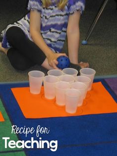 Subtraction Bowling with a FREEBIE! Bowling Activities, Teaching Subtraction, Math Night, Maths Games, French Teaching Resources, Kindergarten Skills, Math Centers Kindergarten