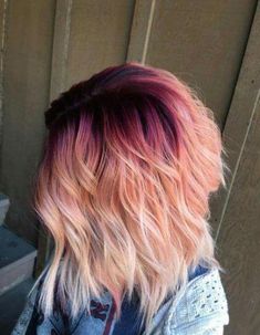 Dark Roots Hair, Hair Color Crazy, Hair Color Pastel, Beautiful Hair Color, Trendy Hair Color, Hair Color And Cut, Trendy Hair, Dark Roots, Pastel Hair