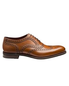 Buy Loake Kerridge Oxford Brogue Shoes - Cedar Brown | Oxford Shoess at Woven Durham Oxford Brogues, Brogue Shoes, Goodyear Welt, Natural Leather, Calf Leather, Oxford Shoes, Oxford, Im Not Perfect, Leather