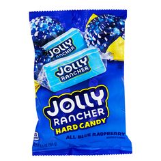 Jolly Rancher Hard Candy All Blue Raspberry - 6.5oz Blue Raspberry Candy, Raspberry Candy, Jolly Rancher Hard Candy, Jolly Ranchers Candy, Pink Snacks, Blue Basket, Blue Baskets, Sour Patch Kids, Jolly Rancher