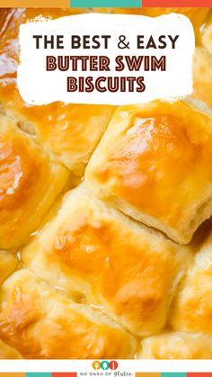 the best and easy butter swim biscuits