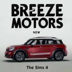 the new mini countryman is shown in this ad for breeze motors, which has been released