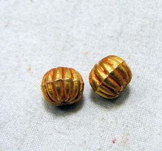 22 K gold handmade loose beadS PAIR. Size -7 mm long and 8 mm thick. Weight of pair -1.200 grams. Note-No wax or fillings ,available more pieces of same. Antique Gold Polished Beads, Antique Polished Gold Beads, Antique Large Gold Beads, Gold Earrings With Spacer And Round Beads, Gold Earrings With Polished Round Beads, Festive Gold Earrings With Polished Beads, Gold Round Earrings With Large Beads, Traditional Gold Earrings With Polished Beads, Gold Temple Jewelry Earrings With Round Beads