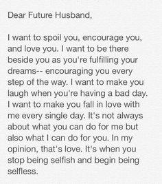 a letter to someone who is in love with her