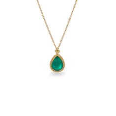 Emerald teardrop necklace Luxury Pear-shaped Emerald Gemstone Necklace, Elegant Green Gemstones In 14k Gold, Fine Jewelry With Cabochon Drop, Fine Jewelry Drop Cabochon, Luxury Teardrop Emerald Necklace With 17 Jewels, Briolette Emerald Necklace For Formal Occasions, Formal Emerald Briolette Necklace, Formal Briolette Emerald Necklace, Emerald Drop Jewelry With 17 Jewels