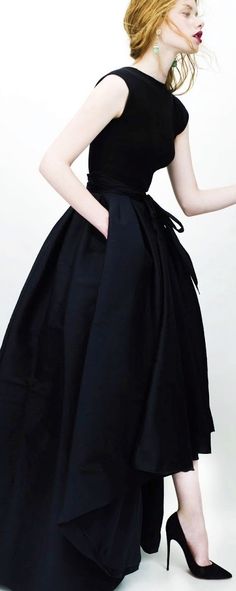 Top 20 Affordable Clothing Stores Scoop Neck Prom Dress, Custom Made Prom Dress, בר מצווה, Black Gown, Black Prom Dresses