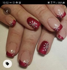 Short Christmas Nail Designs 2024, Christmas Gel, Gel Nail Art Designs, Fall Gel Nails, French Manicure Nails, Cute Christmas Nails, Winter Nails Acrylic, Christmas Nails Easy, Christmas Gel Nails