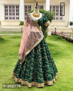 For book whatsapp on 9175293753 Indian Bridesmaids, Braided Updo Wedding, Party Wear Lehenga, Designer Lehenga Choli, Embroidered Wedding, Wedding Lehenga, Indian Wedding Outfits