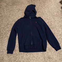 Great Condition, Like Brand New, Worn A Few Times Ralph Lauren Zip Up Hoodie, 2000s Look, Polo Ralph Lauren Sweater, Blue Polo, Ralph Lauren Sweater, Tall Guys, Ralph Lauren Shirt, Zip Up Hoodie, Colorful Sweaters